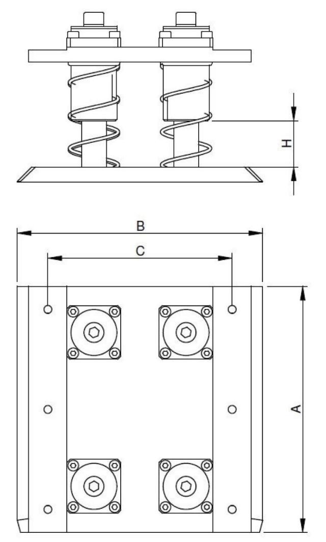 EOAT Base Plate Spring Loaded